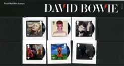 2017 David Bowie Pack containing Miniature Sheet
