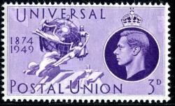 SG500 1949 Postal Union 3d