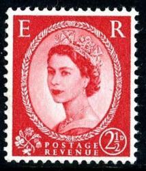 SG 574 2½d type2 red