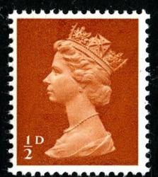 SG 723 &frac12;d orange-brown