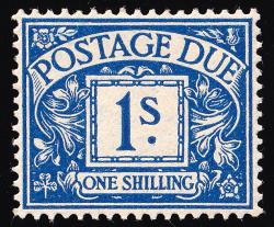 D25 1/- deep blue D25 1/- deep blue
