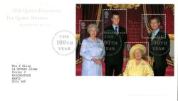 2000 Queen mother MS (Addressed) 2000 Queen mother MS (Addressed)