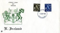 Northern Ireland 1968 4th September  4d,5d Londonderry CDS