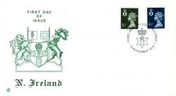 Northern Ireland 1974 6th November 3½p.4&12;p Belfast CDS