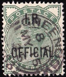 O1 ½d Deep Green - Fine Used (Cat. £45) - (Spec: L1, i) (Scott: O2) O1 ½d Deep Green - Fine Used (Cat. £45) - (Spec: L1, i) (Scott: O2)