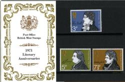 1971 Literary Anniversaries pack 1971 Literary Anniversaries pack