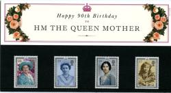 1990 Queen Mother pack 1990 Queen Mother pack