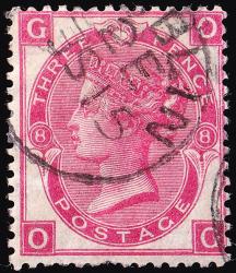 SG102/103 3d Rose Plate 8 - Average Used (Cat. £40) - (Spec: J33) (Scott: 49/49a) SG102/103 3d Rose Plate 8 - Average Used (Cat. £40) - (Spec: J33) (Scott: 49/49a)