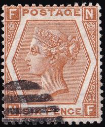 SG122 6d Deep Chestnut (Plate 11) - Fine Used (Cat. £75) - (Spec: J79, i) (Scott: 59a) SG122 6d Deep Chestnut (Plate 11) - Fine Used (Cat. £75) - (Spec: J79, i) (Scott: 59a)