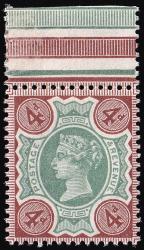 SG205 4d Green & Purple-Brown - Unmounted Mint (Cat. £75) - (Spec: K33, i) (Scott: 116) SG205 4d Green & Purple-Brown - Unmounted Mint (Cat. £75) - (Spec: K33, i) (Scott: 116)