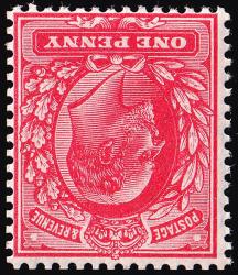 SG220wi 1d Bright Scarlet, Wmk Inverted - Unmounted Mint (Cat. £8) SG220wi 1d Bright Scarlet, Wmk Inverted - Unmounted Mint (Cat. £8)