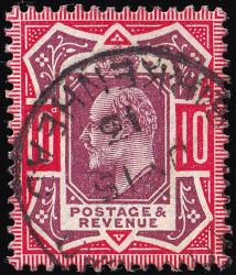 SG311 10d Dull Reddish Purple & Carmine - Fine Used (Cat. £40) (Spec: M44, vi) SG311 10d Dull Reddish Purple & Carmine - Fine Used (Cat. £40) (Spec: M44, vi)