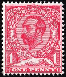 SG328 1d Pale Carmine (Die A) - Unmounted Mint (Cat. £20) - (Spec: N7, v) SG328 1d Pale Carmine (Die A) - Unmounted Mint (Cat. £20) - (Spec: N7, v)