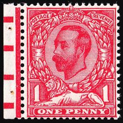 SG337GP 1d Bright Scarlet (Die B) - Good Perfs - Unmounted Mint (Cat. £40) - (Spec: N10, iii) SG337GP 1d Bright Scarlet (Die B) - Good Perfs - Unmounted Mint (Cat. £40) - (Spec: N10, iii)