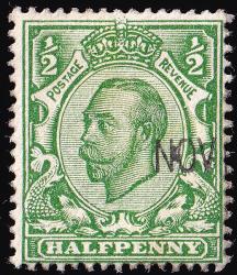 SG340a ½d Yellow-Green, No Cross on Crown - Good Used (Cat. £55) - (Spec: N4b, vi) SG340a ½d Yellow-Green, No Cross on Crown - Good Used (Cat. £55) - (Spec: N4b, vi)