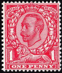 SG350 1d Scarlet - Unmounted Mint (Cat. £25) - (Spec: N13, i) SG350 1d Scarlet - Unmounted Mint (Cat. £25) - (Spec: N13, i)
