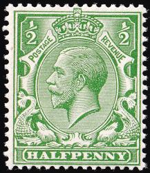 SG351 ½d Green - Unmounted Mint (Cat. £3) - (Spec: N14, i) (Scott: 159) SG351 ½d Green - Unmounted Mint (Cat. £3) - (Spec: N14, i) (Scott: 159)