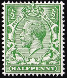 SG351 ½d Green - Unmounted Mint (Cat. £3) - (Spec: N14, i) (Scott: 159) SG351 ½d Green - Unmounted Mint (Cat. £3) - (Spec: N14, i) (Scott: 159)