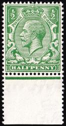 SG353 ½d Deep Green - Unmounted Mint (Cat. £10) - (Spec: N14, ii) SG353 ½d Deep Green - Unmounted Mint (Cat. £10) - (Spec: N14, ii)
