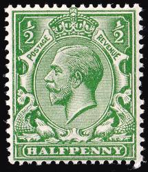 SG353 ½d Deep Green - Unmounted Mint (Cat. £10) - (Spec: N14, ii) SG353 ½d Deep Green - Unmounted Mint (Cat. £10) - (Spec: N14, ii)