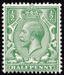 SG356 ½d Blue-Green - Unmounted Mint (Cat. £60) - (Spec: N14, xiv) SG356 ½d Blue-Green - Unmounted Mint (Cat. £60) - (Spec: N14, xiv)