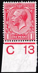 SG357 1d Bright Scarlet - Unmounted Mint (Cat. £3) - (Spec: N16, i) (Scott: 160) SG357 1d Bright Scarlet - Unmounted Mint (Cat. £3) - (Spec: N16, i) (Scott: 160)