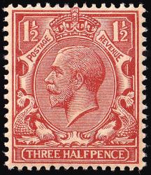 SG365 1½d Yellow-Brown - Unmounted Mint (Cat. £30) - (Spec: N18, x) SG365 1½d Yellow-Brown - Unmounted Mint (Cat. £30) - (Spec: N18, x)