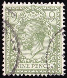 SG393b 9d Pale Olive-Green - Good Used (Cat. £40) - (Spec: N30, ii) SG393b 9d Pale Olive-Green - Good Used (Cat. £40) - (Spec: N30, ii)