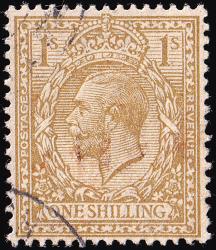 SG396 1/- Bistre-Brown - Fine Used (Cat. £12) - (Spec: N32, ii) (Scott: 200) SG396 1/- Bistre-Brown - Fine Used (Cat. £12) - (Spec: N32, ii) (Scott: 200)