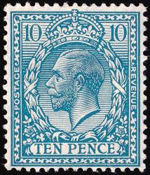 SG428 10d Turquoise-Blue - Fine Mounted Mint (Cat. £40) - (Spec: N44) SG428 10d Turquoise-Blue - Fine Mounted Mint (Cat. £40) - (Spec: N44)