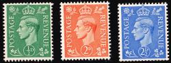 SG485WI-489WI Set of 3 Light Colours, Wmk Inverted - Unmounted Mint (Cat. £9.5) (Spec: Q2b/Q14a) (Scott: 258i/262i) SG485WI-489WI Set of 3 Light Colours, Wmk Inverted - Unmounted Mint (Cat. £9.5) (Spec: Q2b/Q14a) (Scott: 258i/262i)