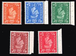 SG503WI-507WI Set of 5 New Colours, Wmk Inverted - Unmounted Mint (Cat. £19) - (Spec: Q3b/Q15a) (Scott: 280i-284i) SG503WI-507WI Set of 5 New Colours, Wmk Inverted - Unmounted Mint (Cat. £19) - (Spec: Q3b/Q15a) (Scott: 280i-284i)