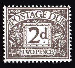 SGD69EV 1968 Typo No Wmk Postage Due- Unmounted Mint SGD69EV 1968 Typo No Wmk Postage Due- Unmounted Mint