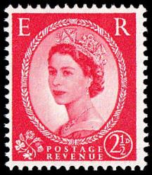 SG 544b 2½d type 2 red SG 544b 2½d type 2 red