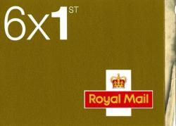 SG: MB4  6x1st (w) on inside cover Harry Potter stamps advertisment