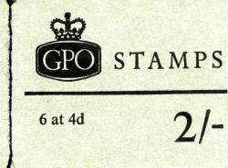 SG: NP30 2/- Machin 1968 Sept 4d with 2 band & centre band