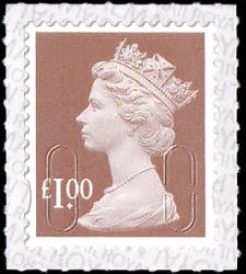 SG U2934 £1.00 Bistre-Brown M21L, Type PB-Ls/sL (Walsall) SG U2934 £1.00 Bistre-Brown M21L, Type PB-Ls/sL (Walsall)