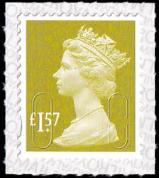 SG U2948 £1.57p M17L with inverted printing on backing paper ( backing not applicable with used) SG U2948 £1.57p M17L with inverted printing on backing paper ( backing not applicable with used)