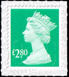 SG U2964 £2.80p M19L with inverted printing on backing paper (backing not applicable with used) SG U2964 £2.80p M19L with inverted printing on backing paper (backing not applicable with used)