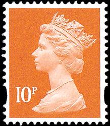 SG U3074 10p Dull Orange MPIL M18L (Cartor) SG U3074 10p Dull Orange MPIL M18L (Cartor)