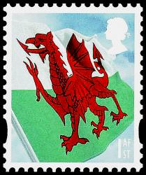 SG W148 1st Welsh Flag, Cartor