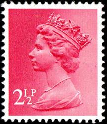 SG X929 2½p rose