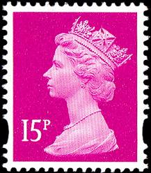 SG Y1679 15p magenta 2 band