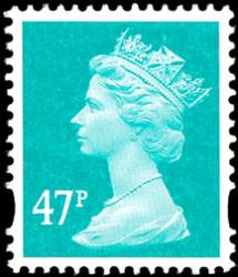 SG Y1723 47p greenish 2 band SG Y1723 47p greenish 2 band