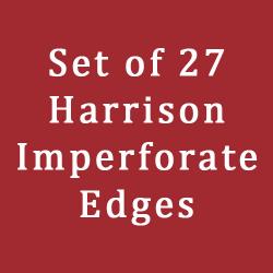 Set of 27 Harrison Imperfs