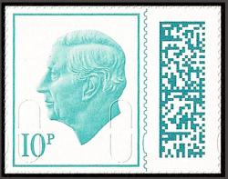 V5250a 10p Aqua Green MPIL M23L, Booklet Backing