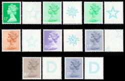 X-Value Underprints, Set of 8 (Used with Gum Intact) X-Value Underprints, Set of 8 (Used with Gum Intact)