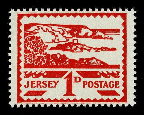 1943 SG4 1d Scarlet