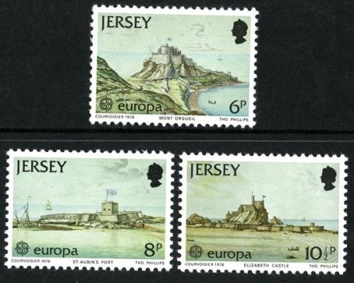 1978 Europa Monuments, Castles from Paintings by Thomas Phillips