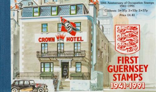 1991 £4.41 First Guernsey Stamps 50th Anniversary (GSB42)